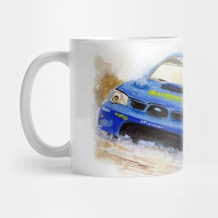 Blue mud Mug